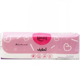 تصویر نوار بهداشتی بالدار نازک پنبه ای لطیف پنبه ریز مسافرتی 10 عددی Panberes Sanitary With wings super Absorption Cotton Like 10Pcs