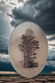 تصویر نگین عقیق شجر کد ۶۹۹ 