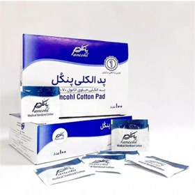تصویر پد الکلی 100 عددی پنکل 