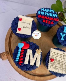 تصویر کیک تولد پسرانه پک‌کاپ 