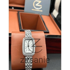 تصویر ساعت مچی زنانه لونژین نگین دار Longines Equestrian Steel Diamonds Silver White 