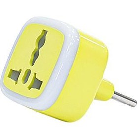 تصویر تبدیل دو شاخه برق فرحان مدل F10 تایمر دار 