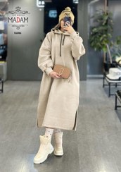 تصویر هودی لانگ کلاهدار 