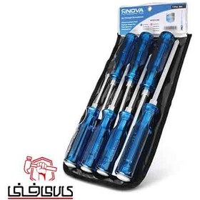 تصویر مجموعه 7 عددی پیچ گوشتی Nova NTS 2160 Screwdriver 7PCS