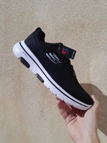 تصویر اسکیچرز مشکی زیره سفید - ۴ skechers ultra go