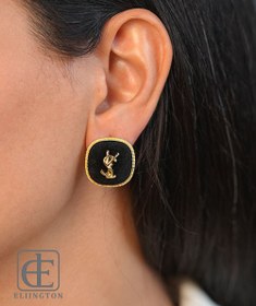 تصویر گوشواره استیل YSL کد 2092 