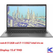 تصویر لپ تاپ اچ پی استوک Firefly G8 | 16GB RAM | 512GB SSD | I7 1185g7 | VGA t500 HP ZBook Firefly 15 G8