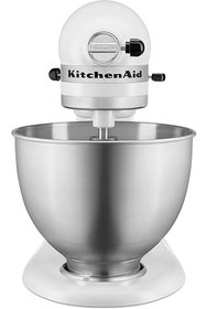 تصویر ماشین آشپزخانه کیچن اید آمریکا مدلKitchenAid 5K45SSEWH Classic Series 4.3 L Tilt-Head Stand Mixer 5K45SSEWH