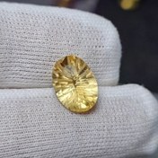 تصویر نگین سنگ سیترین معدنی آفریقایی کد 36470 