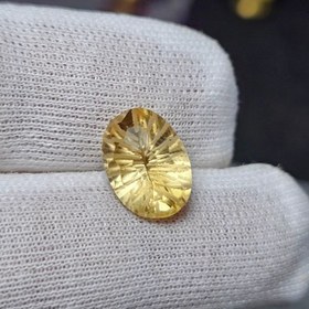 تصویر نگین سنگ سیترین معدنی آفریقایی کد 36470 