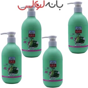 تصویر کرم مرطوب کننده پمپی آلوئه ورا 300گرمی بی ام اس Bms Effective Care Moisturizinig Aloevera Cream 300g