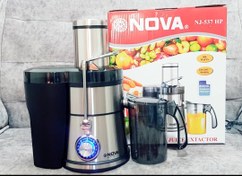 تصویر آبمیوه گیری تمام استیل نوا Nj537 