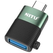 تصویر او تی جی تایپ سی نیتو مدل NITU NT-CN15 ا NITU NT-CN15 USB-C OTG NITU NT-CN15 USB-C OTG