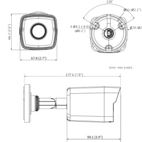 تصویر دوربین مداربسته هایک ویژن DS-2CD1043G2-LIU Bullet Network Camera DS-2CD1043G2-LIU