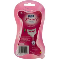 تصویر تیغ خودتراش زنانه اکستریم 3 شیک 4 عددی 