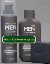 تصویر فوم اصلاح ذغال اکتیو نورث فور من آقایان 44574 North For Men Active Carbon Shaving Foam