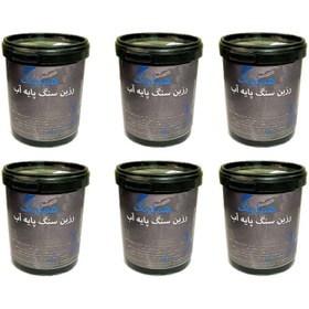 تصویر رزین سنگ پایه آب همارنگ کد RH700 حجم 1 لیتر بسته 6 عددی 