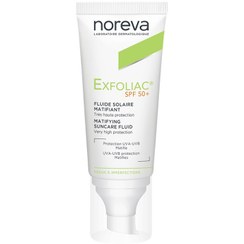 تصویر کرم ضد آفتاب مات کننده اکسفولیاک نوروا Noreva Exfoliac Matifying Suncare Fluid SPF50 