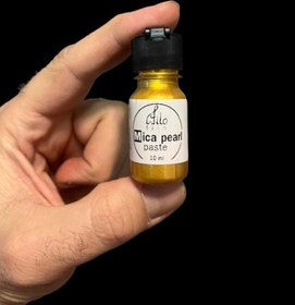 تصویر خمیری 10 میل صدفی فیلو طلایی تیره 