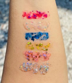 تصویر گیلیتر مایع - زرد 