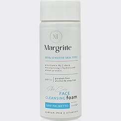 تصویر فوم شستشو پوست خشک و حساس مارگریت Margritte Saw Palmetto Cleansing Foam 150ml 