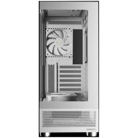 تصویر کیس کامپیوتر گیم دیاس Atlas E1 ARGB Mid Tower سفید Gamdias Atlas E1 ARGB Mid Tower White Computer Case