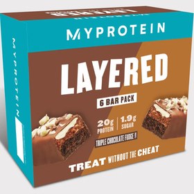 تصویر پروتئین بار لایرد شکلات فاج مای پروتئین LAYERED MYPROTEIN 