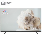 تصویر تلویزیون QLED هوشمند 50 اینچ ایوولی مدل 50EV250QA Evvoli 50inch 4k QLED Smart TV 50EV250QA