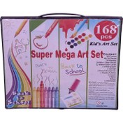 تصویر پک رنگ‌آمیزی ۱۶۸ تکه 