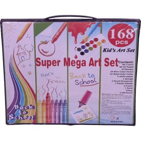 تصویر پک رنگ‌آمیزی ۱۶۸ تکه 