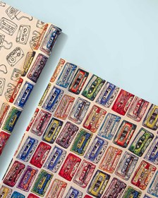 تصویر 3 برگ کاغذ کادو لینن – 1011 