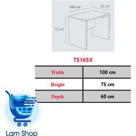 تصویر میز کارمندی نیلپر مدل ODT 165X 