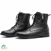 تصویر نیم بوت سوارکاری بند دار هوسپا مشکی | هوسپا 