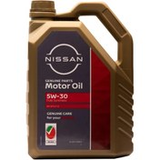 تصویر روغن موتور نیسان مدل NISSAN 5W-30 SP اصلی چهار لیتری 