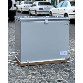 تصویر فریزر صندوقی ال جی مدل GCS215SQFG ظرفیت 190 لیتر با سیستم سرمایش سریع و نور LED 