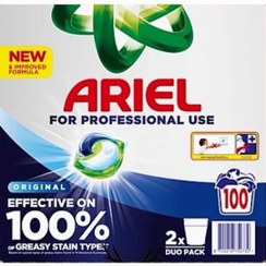 تصویر قرص ماشین لباسشویی آریل پرو 100 عددی ARIEL