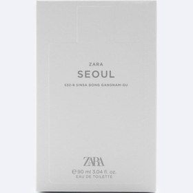 تصویر ادوتویلت مردانه زارا سئول مدل ZARA SEOUL EAU DE TOILETTE 100 ML 