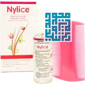 تصویر محلول ضد شپش نایلیس NYLICE HEAD LICE AND NITS ELIMINATION SOLUTION