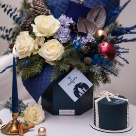 تصویر ست گل و کیک روز مرد 