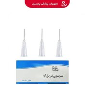 تصویر سرسوزن سفید آوا گیج 31 طول 4 میل 100 عدد در هر بسته