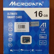 تصویر مموری 16GB MicroData با گارانتی U3 کلاس 10 رنگ مشکی 