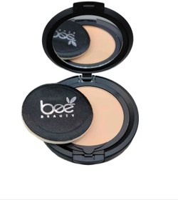 تصویر پنکیک دوکاره بی بیوتی مدل Bee Beauty Medium شماره 4 Bee Beauty Compact Powder Medium No. 4