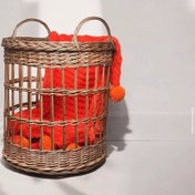 تصویر سبد حصیری 