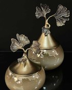 تصویر جار در دار لوکس طلایی کد JA-04 