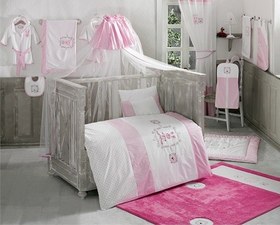 تصویر سرویس خواب ۴ تکه کیدبو مدل رابیتو پینک| Kidboo rabitto pink 