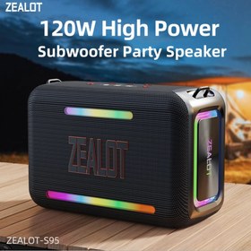 تصویر اسپیکر زیلوت ZEALOT S95 120W Speaker Super Bass S95 