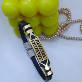 تصویر دستبند چرمی اسپورت 