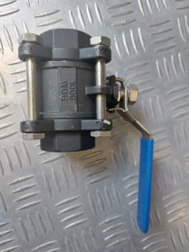 تصویر شیرگازی "3 اینچ فولادی سه تیکه رزوه ای 3PC 1000WOG ریختگی BALL VALVE 3" WCB 3PC 1000WOG NPT