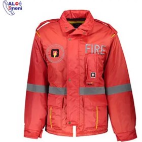 تصویر کاپشن آتش نشانی ا Fire jacket Fire jacket