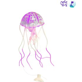تصویر عروس دریایی مصنوعی آکواریوم سایز بزرگ jelly fish 
